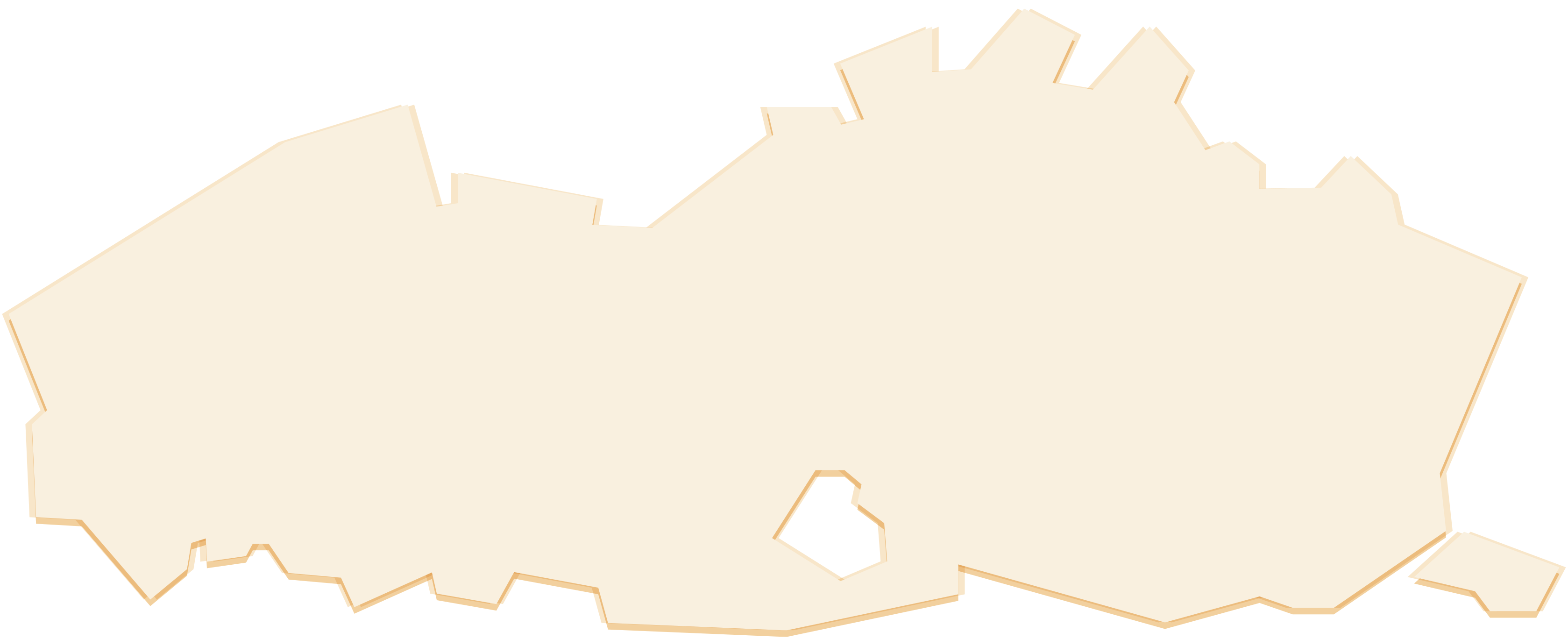 Gestileerde kaart van Vlaanderen