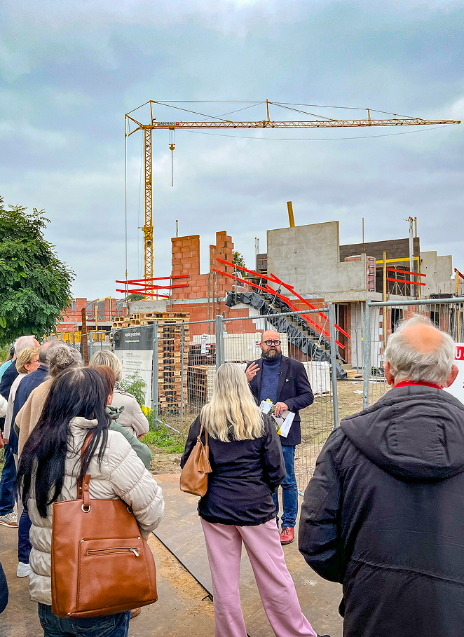 Bezoek tijdens de Dag van Sociaal Wonen